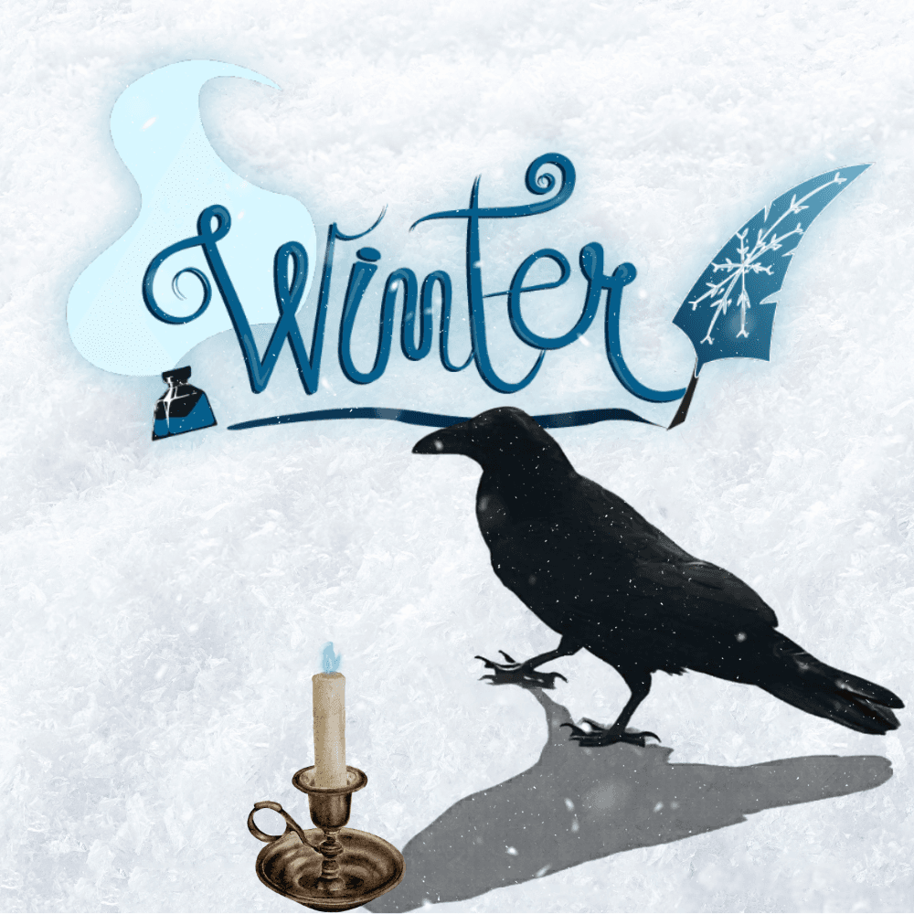Winter Raven Snow